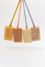 Load image into Gallery viewer, Mountain Soap on a Rope – Relaxing Lavender, Fennel & Patchouli Shower Bar