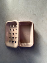 Load image into Gallery viewer, Pastel pink enamel soap dish wit