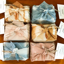Load image into Gallery viewer, Botanical Soap Gift Set - Furoshiki Wrapped Soap Bundle