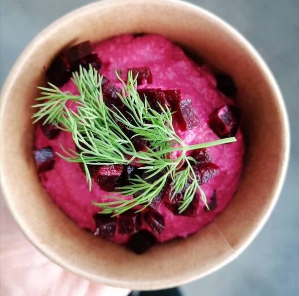 From Katy at Minno Kitchen ~ Pizza Kits / Minno At Home / Beetroot & Walnut Dip