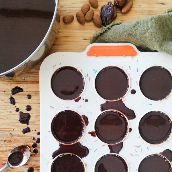 A Recipe For January By Minno Kitchen ~ Raw Chocolate Peanut Butter Cups