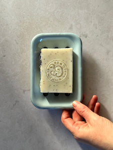 Enamel Two Part Soap Dish
