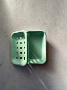 Enamel Two Part Soap Dish