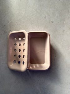 Enamel Two Part Soap Dish