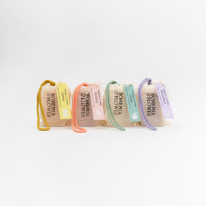 Garden Soap on a Rope – Gentle Floral & Poppy Seed Exfoliating Shower Bar